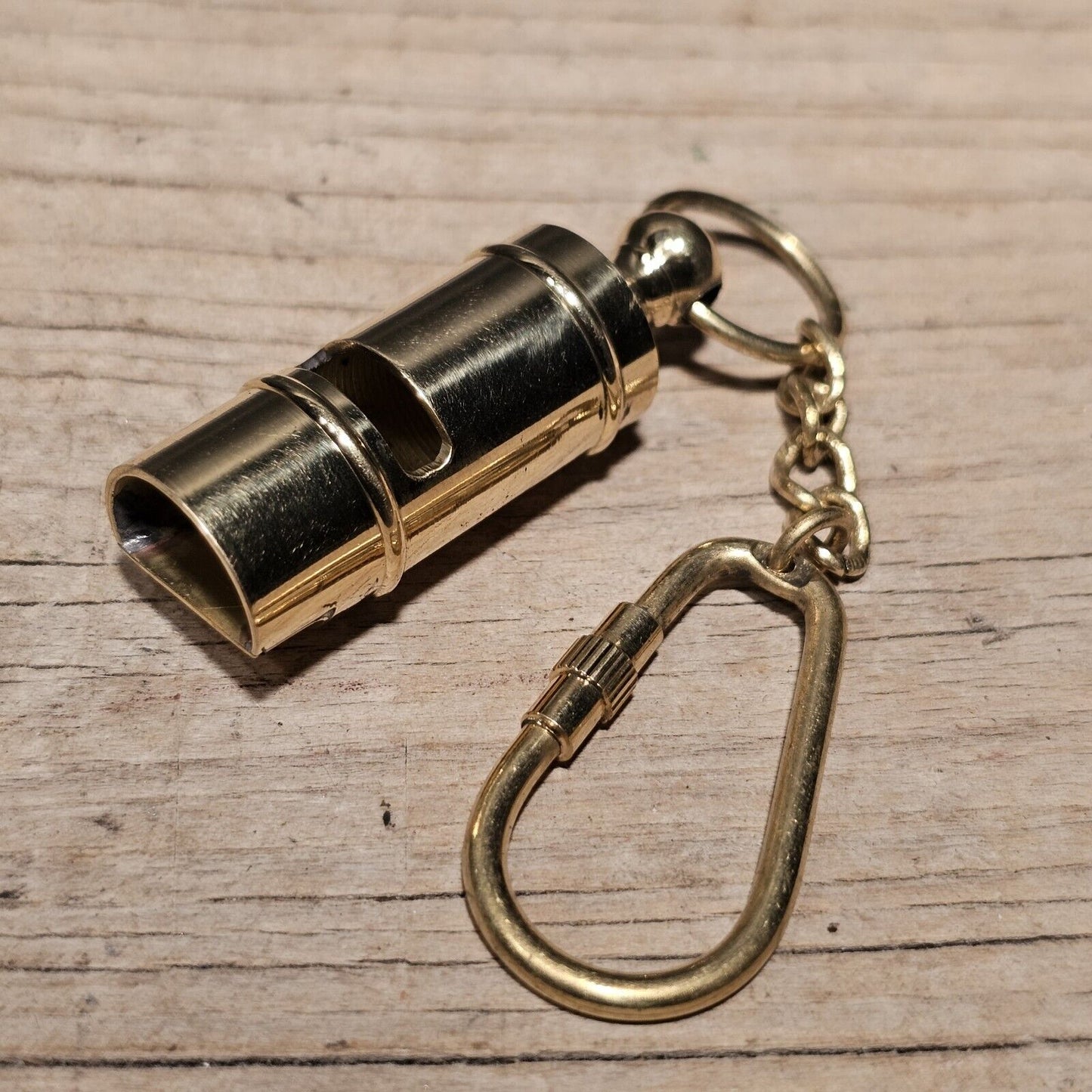 Antique Style Brass Whistle Call
