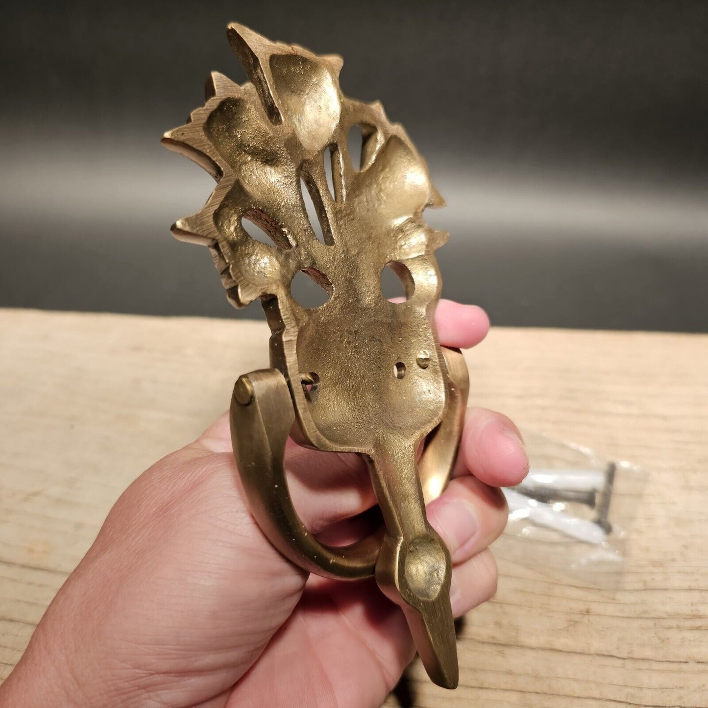 Antique Style Brass Floral Door knocker