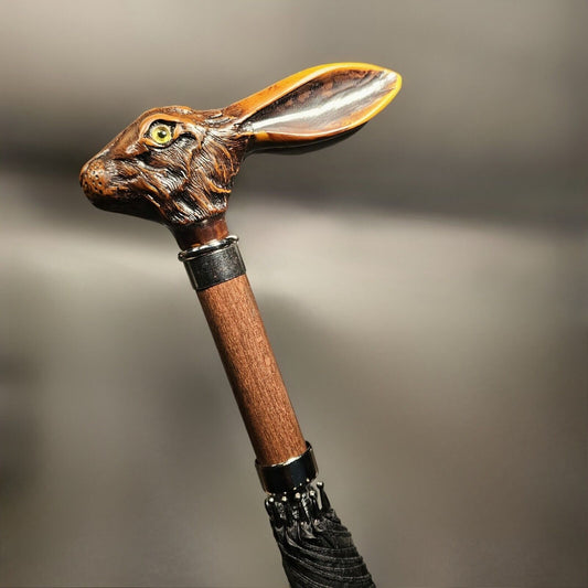 Antique Style Rabbit Head Umbrella