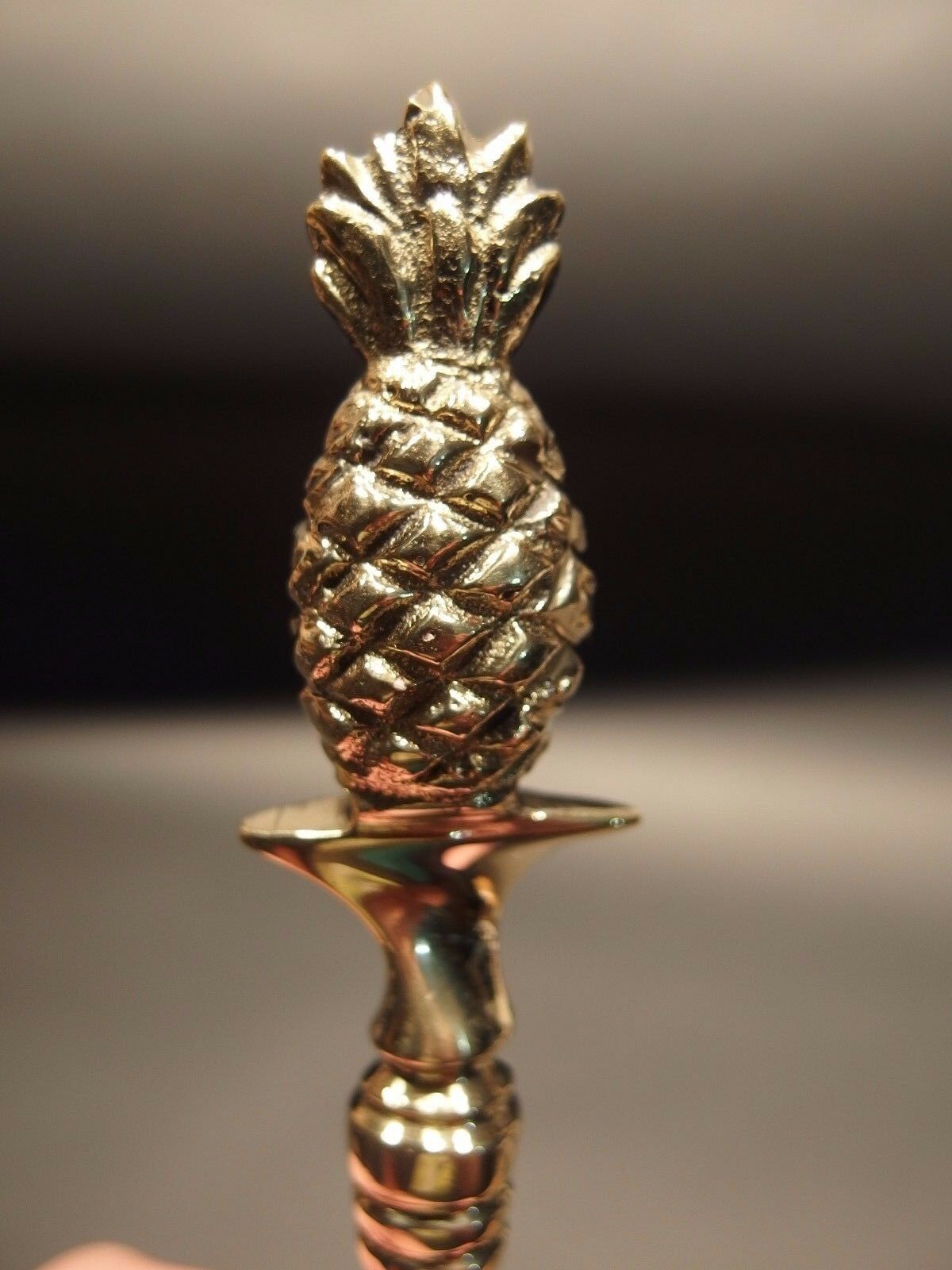 Vintage Antique Style Brass Pineapple letter Opener Desk Collectible - Early Home Decor