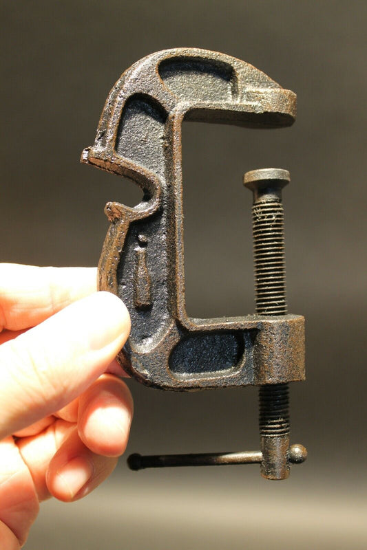 Antique Vintage Style Cast Iron Table Clamp Bottle Opener