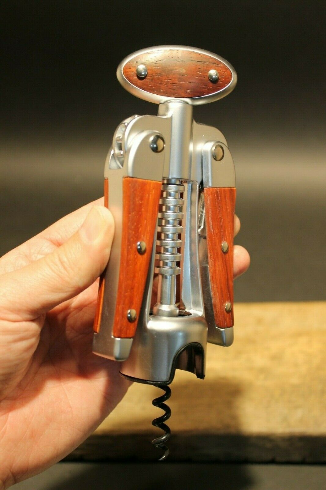 Laguiole Corkscrew with wood Handles Vintage Style - Early Home Decor