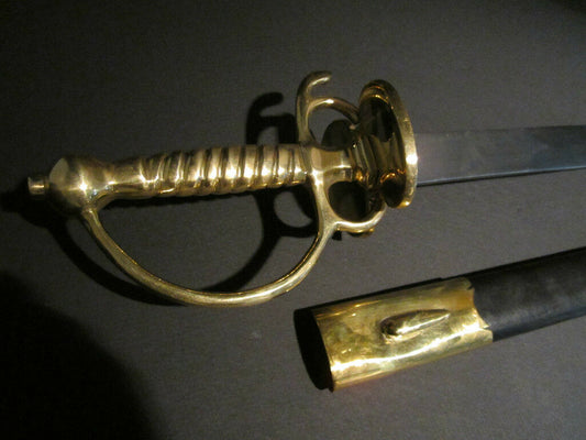 Antique Style French Cutlass Hanger Sword French Indian War & Rev War - Early Home Decor