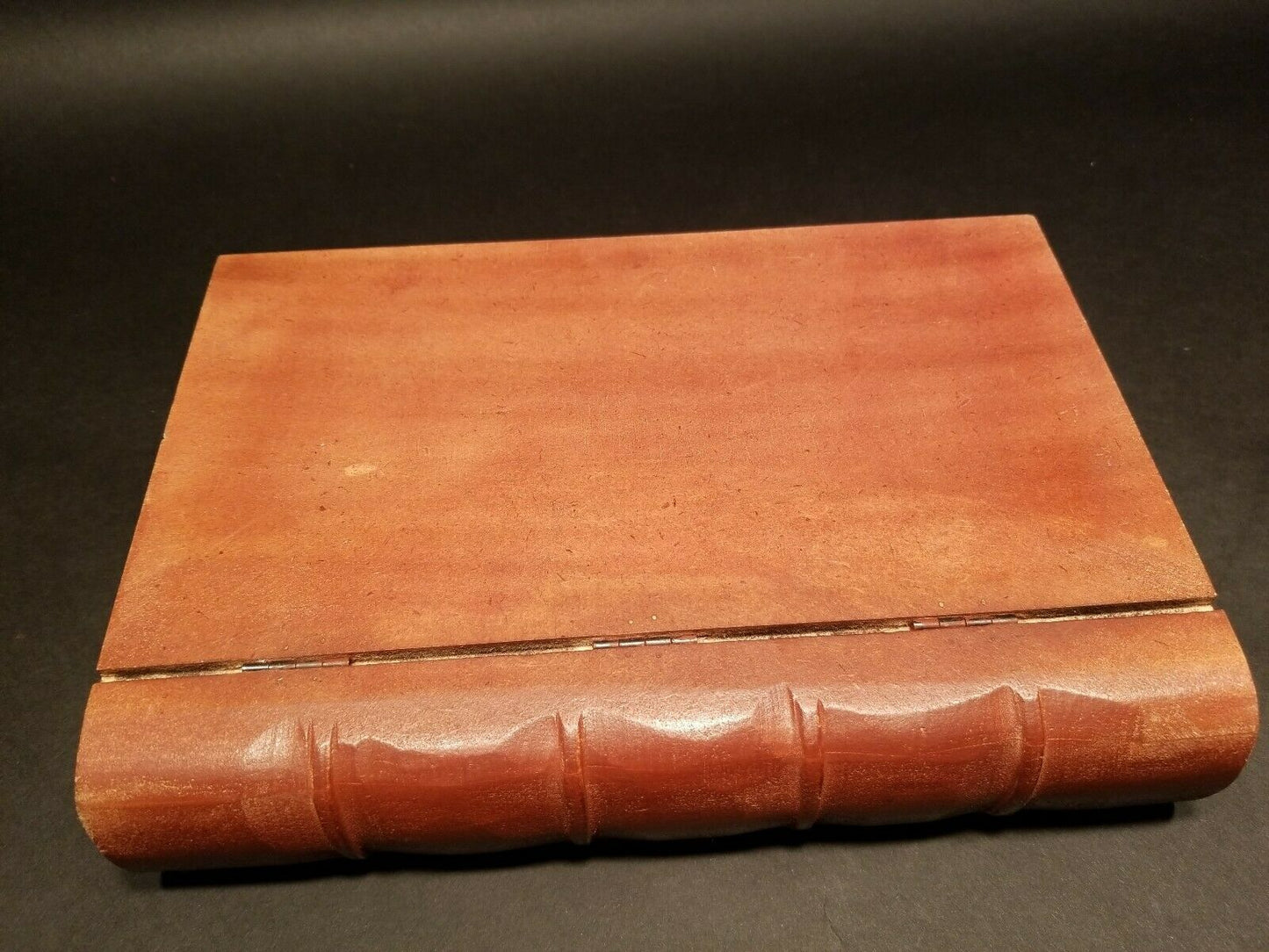 Antique Vintage Style Wood Faux Book Secret Box - Early Home Decor