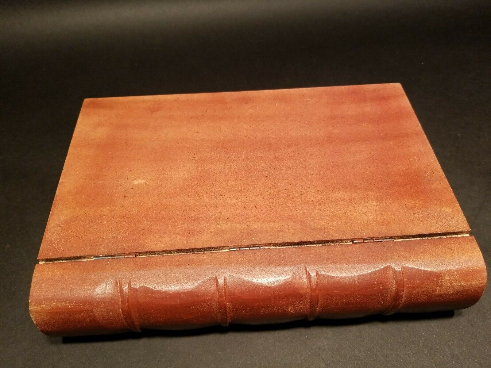 Antique Vintage Style Wood Faux Book Secret Box - Early Home Decor