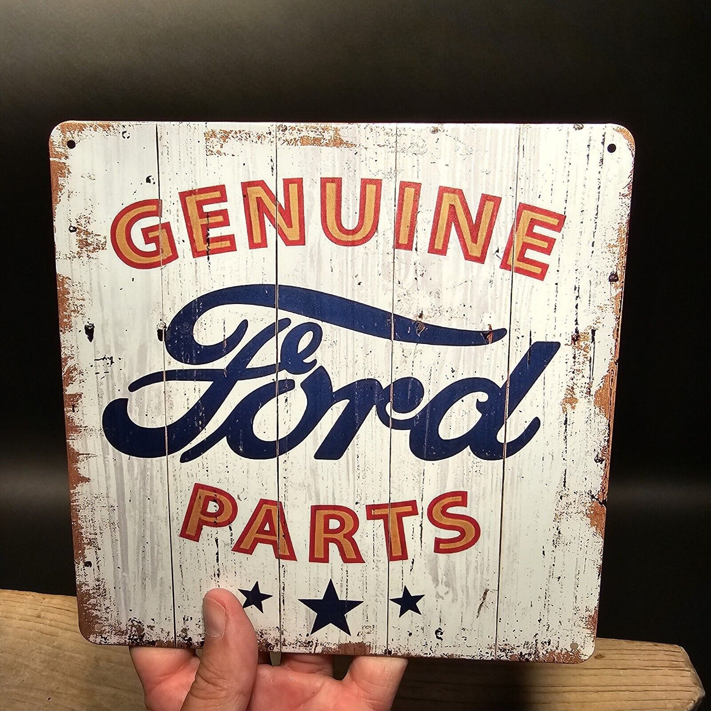 8" Vintage Style Metal Ford Sign Plaque