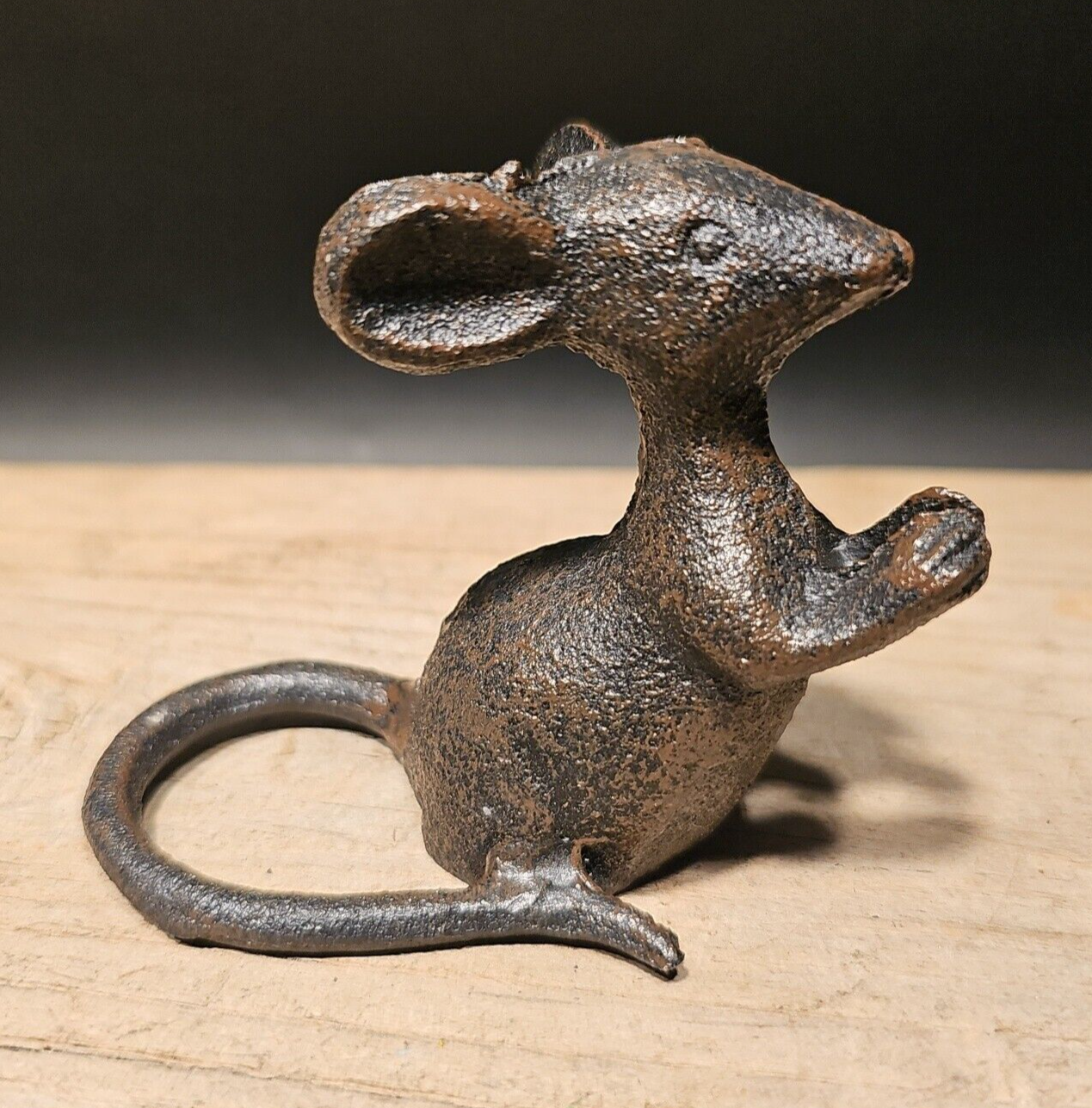 Antique Vintage Style Cast Iron Mouse