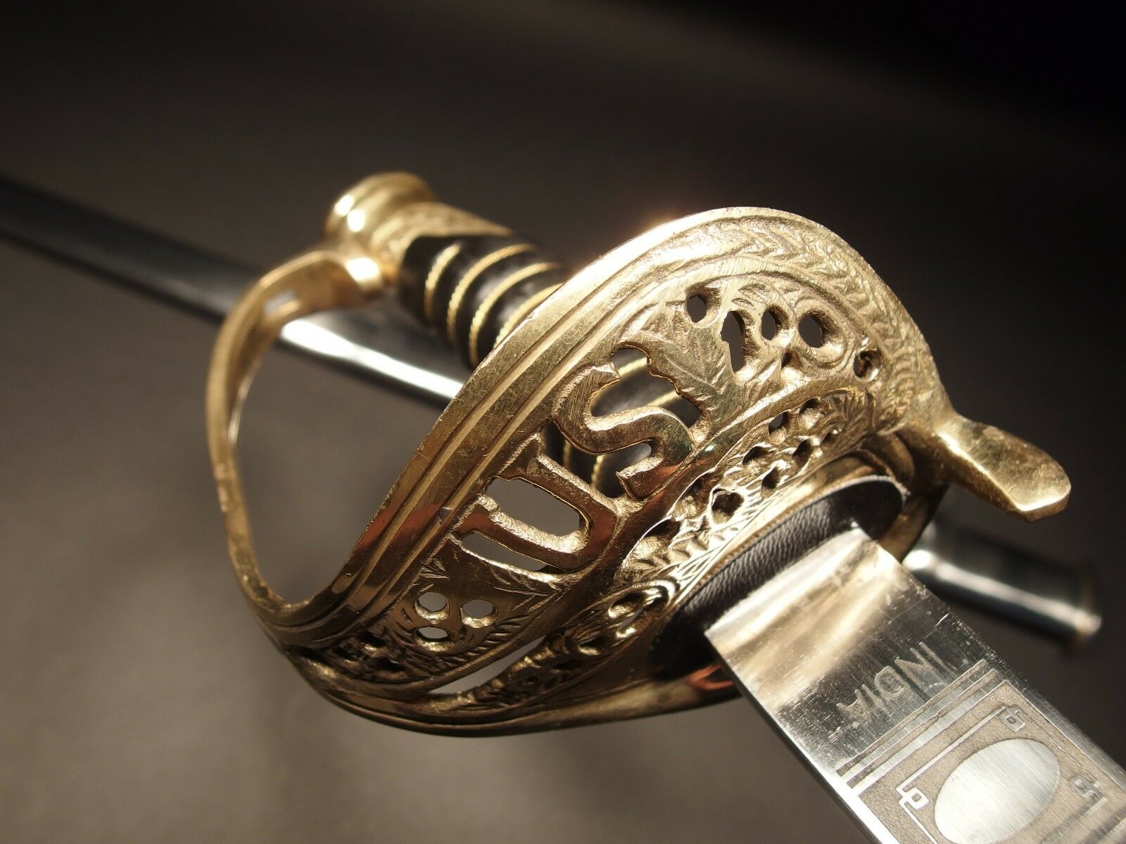 Antique Style 1860 Light Cavalry Saber Carbon Steel Sword Union US - Early Home Decor