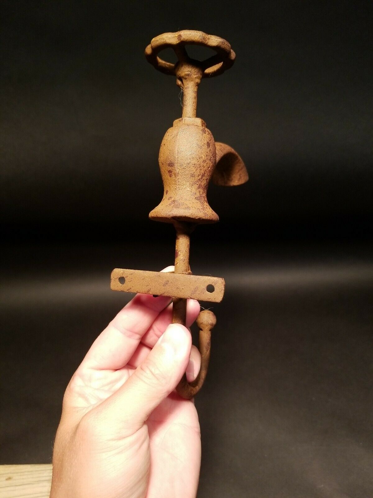 Antique Vintage Style Cast Iron Garden Faucet Coat Hook - Early Home Decor