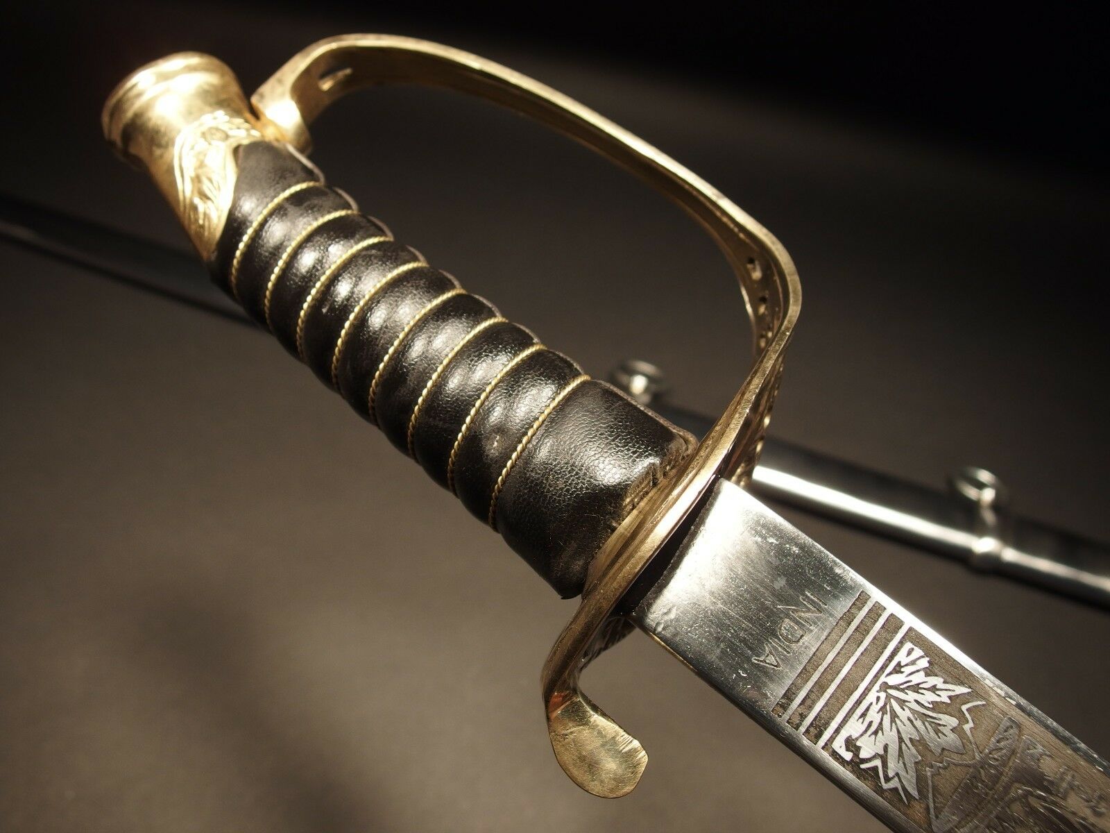 Antique Style 1860 Light Cavalry Saber Carbon Steel Sword Union US - Early Home Decor