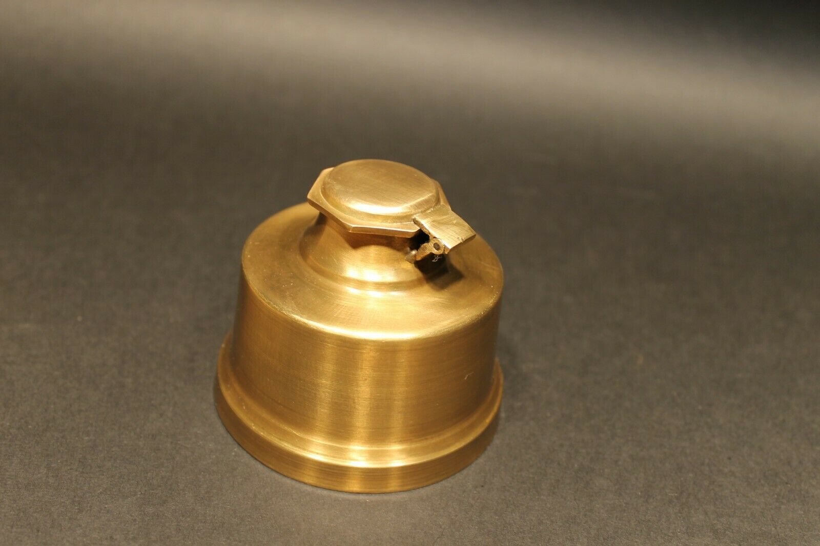 Brass Inkwell Ink pot Bottle Vintage Antique Style - Early Home Decor
