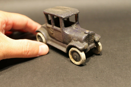 Antique Vintage Style Cast Iron Sedan Toy Car - Early Home Decor