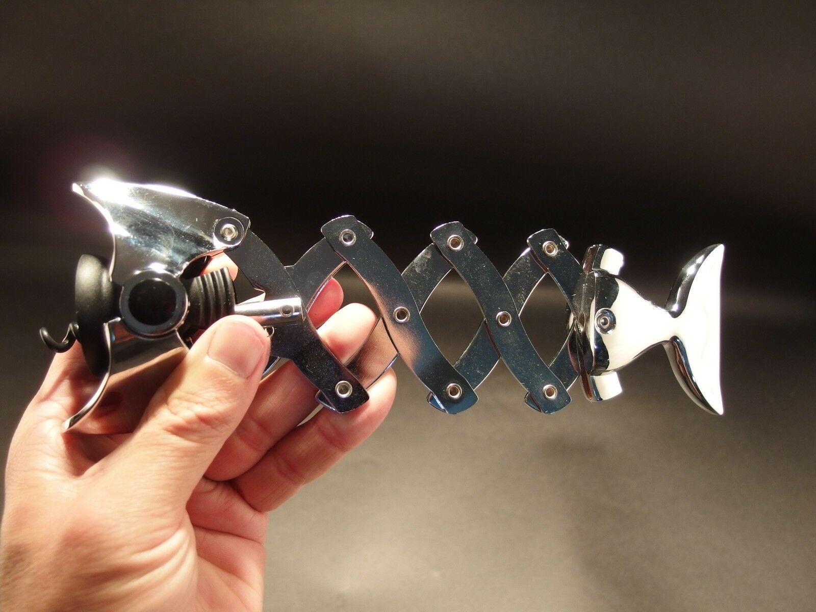 Antique Vintage Style Fish Shaped Wine Bottle Corkscrew Opener - Early Home Decor