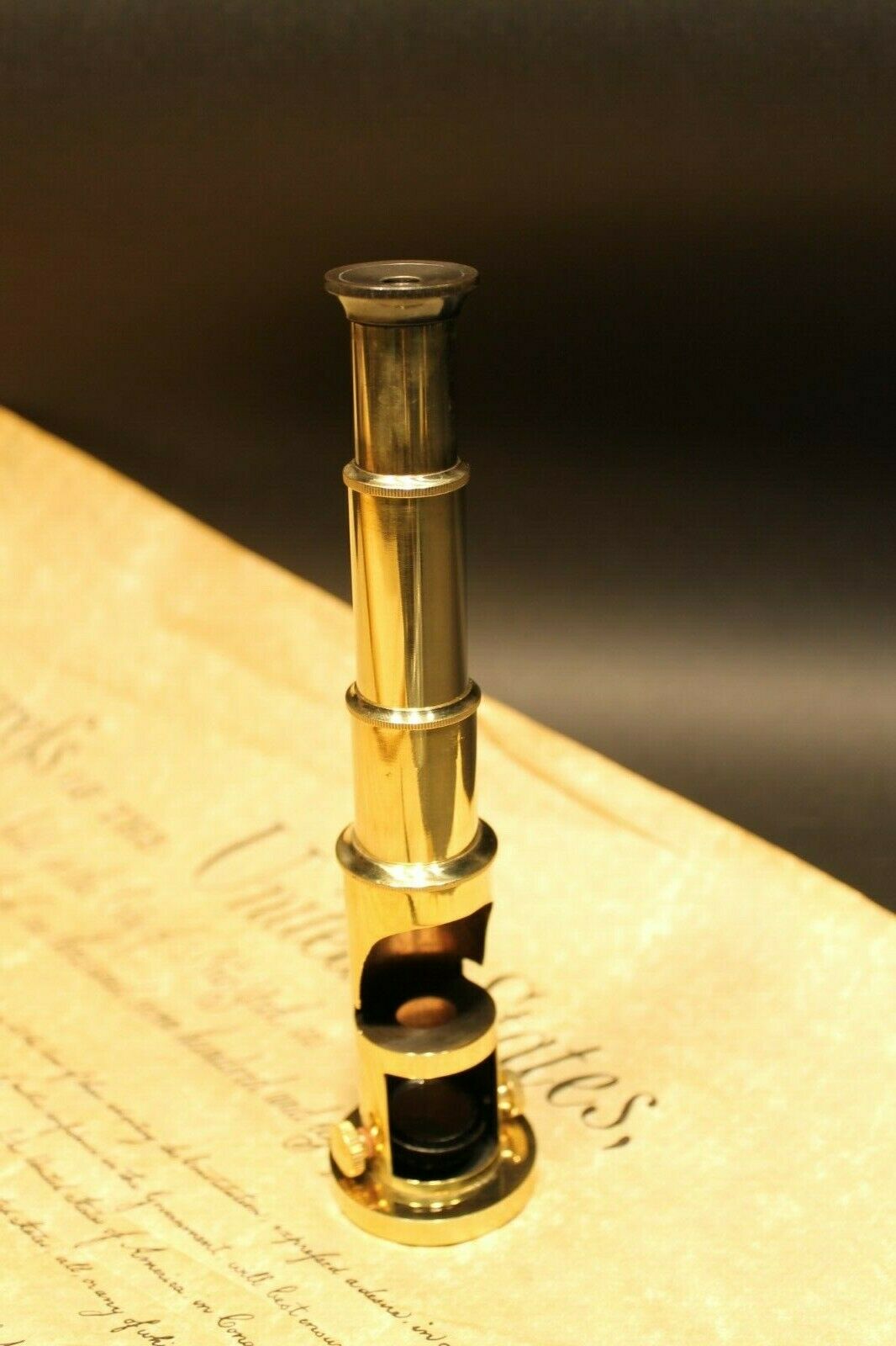 Brass Portable Microscope Antique Vintage Style - Early Home Decor