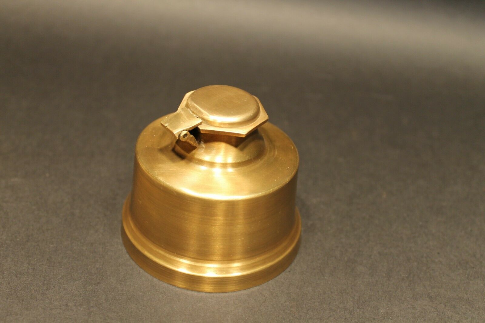 Brass Inkwell Ink pot Bottle Vintage Antique Style - Early Home Decor