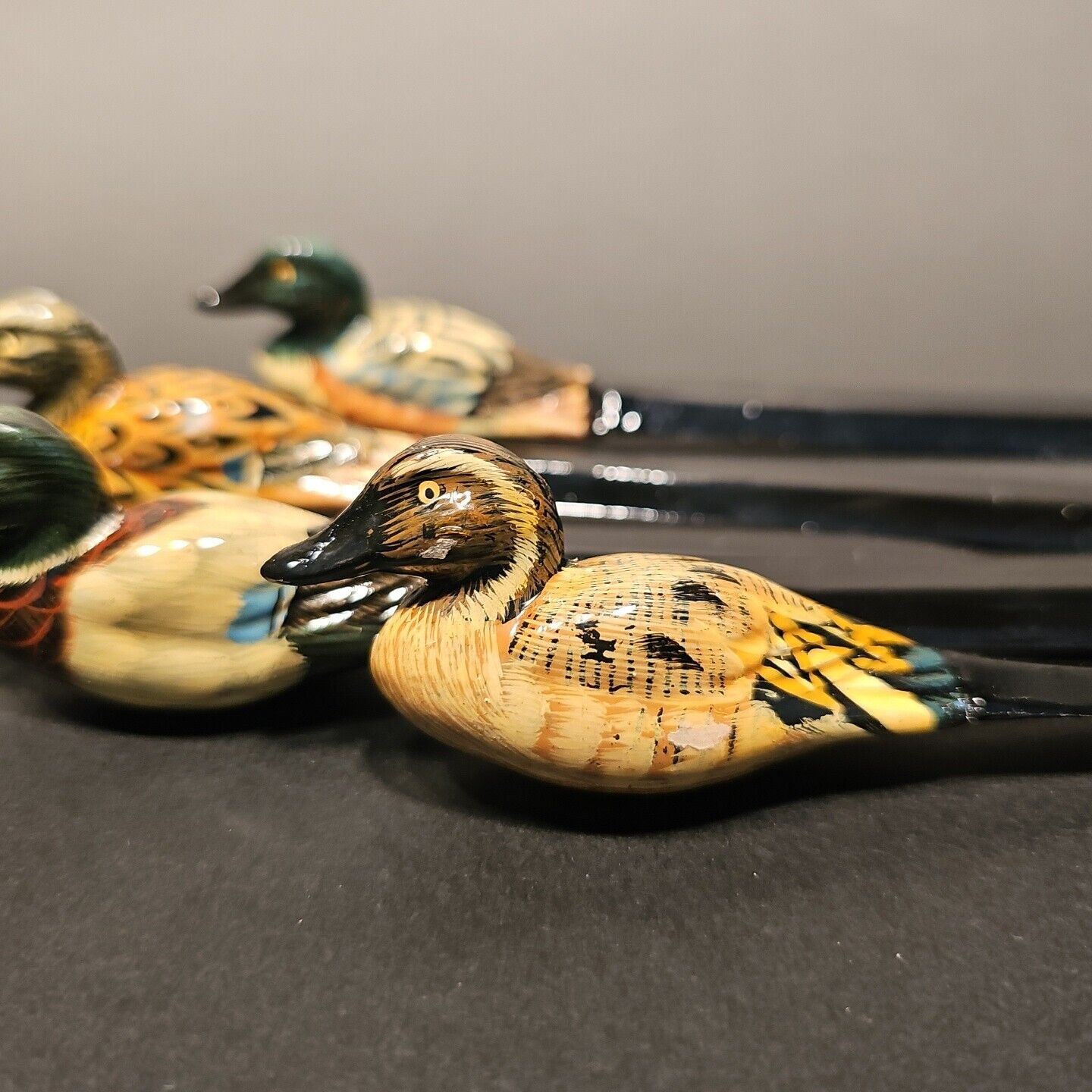 Lot of 5 Hand Painted Duck Decoy Letter Openers