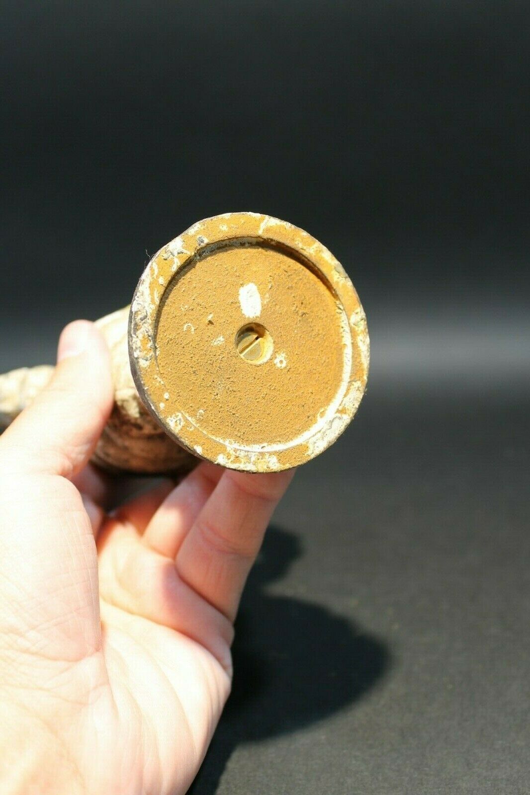 Vintage Style Cast Iron Coin Bank Tire Man - Early Home Decor