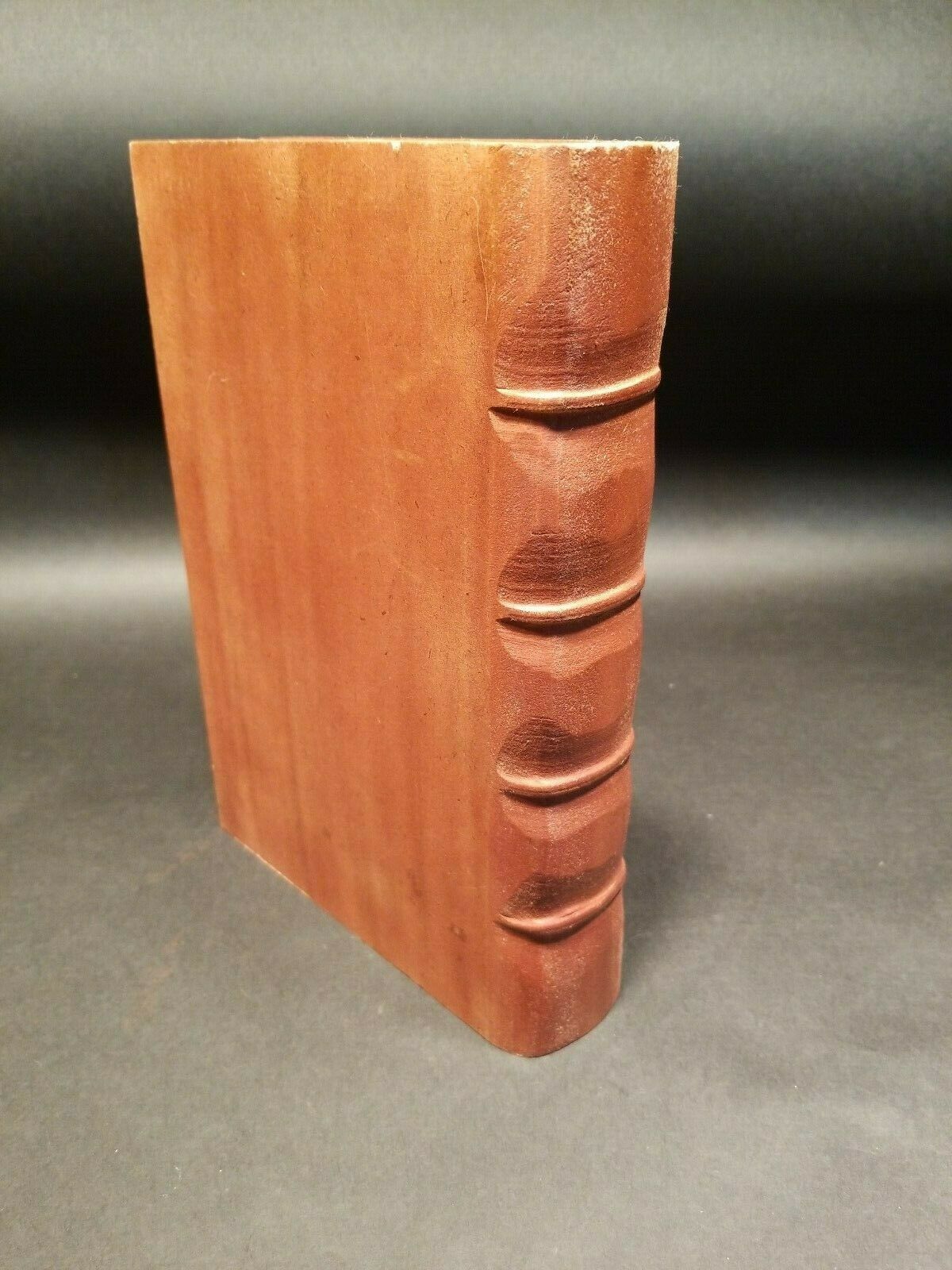 Antique Vintage Style Wood Faux Book Secret Box - Early Home Decor