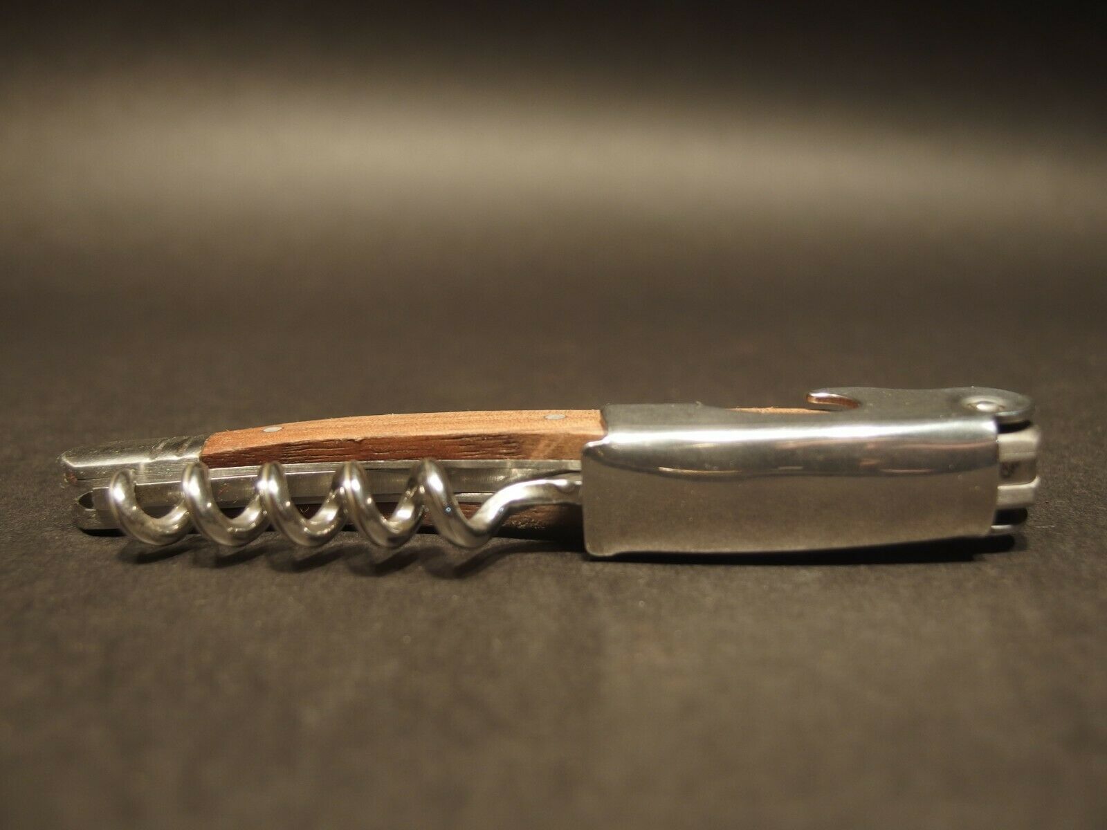 Laguiole Corkscrew with Walnut Wood Handles Vintage Style - Early Home Decor