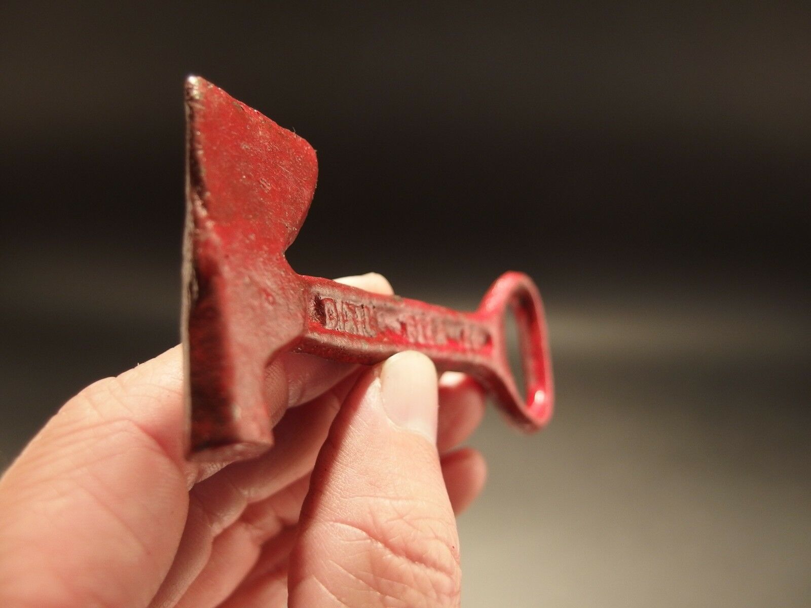 Antique Vintage Style Cast Iron Dixie Beer Bottle Opener Fireman Axe Hatchet - Early Home Decor