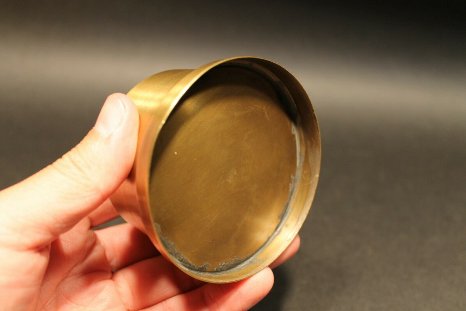 Brass Inkwell Ink pot Bottle Vintage Antique Style - Early Home Decor