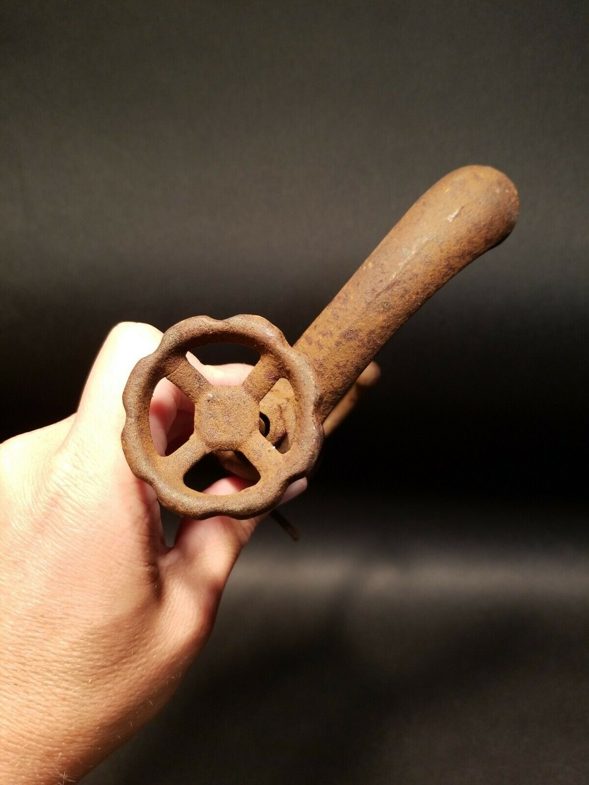 Antique Vintage Style Cast Iron Garden Faucet Coat Hook - Early Home Decor