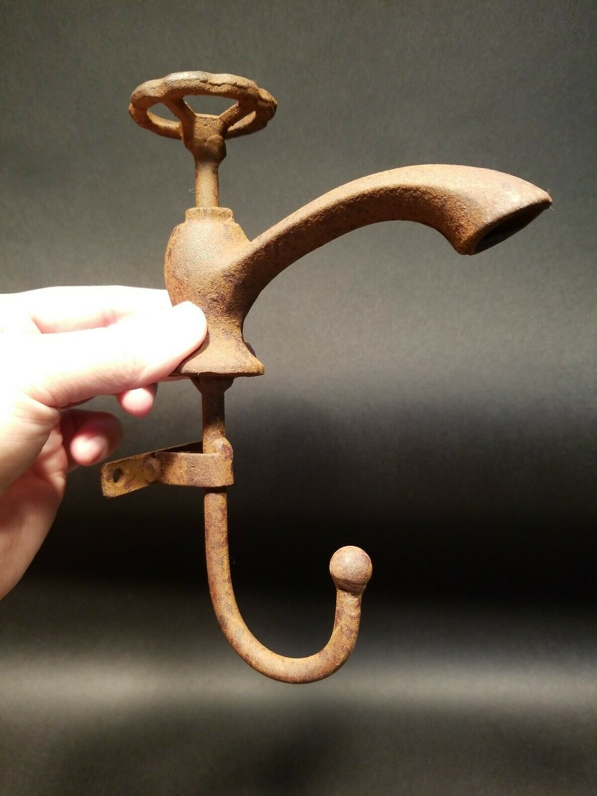 Antique Vintage Style Cast Iron Garden Faucet Coat Hook - Early Home Decor