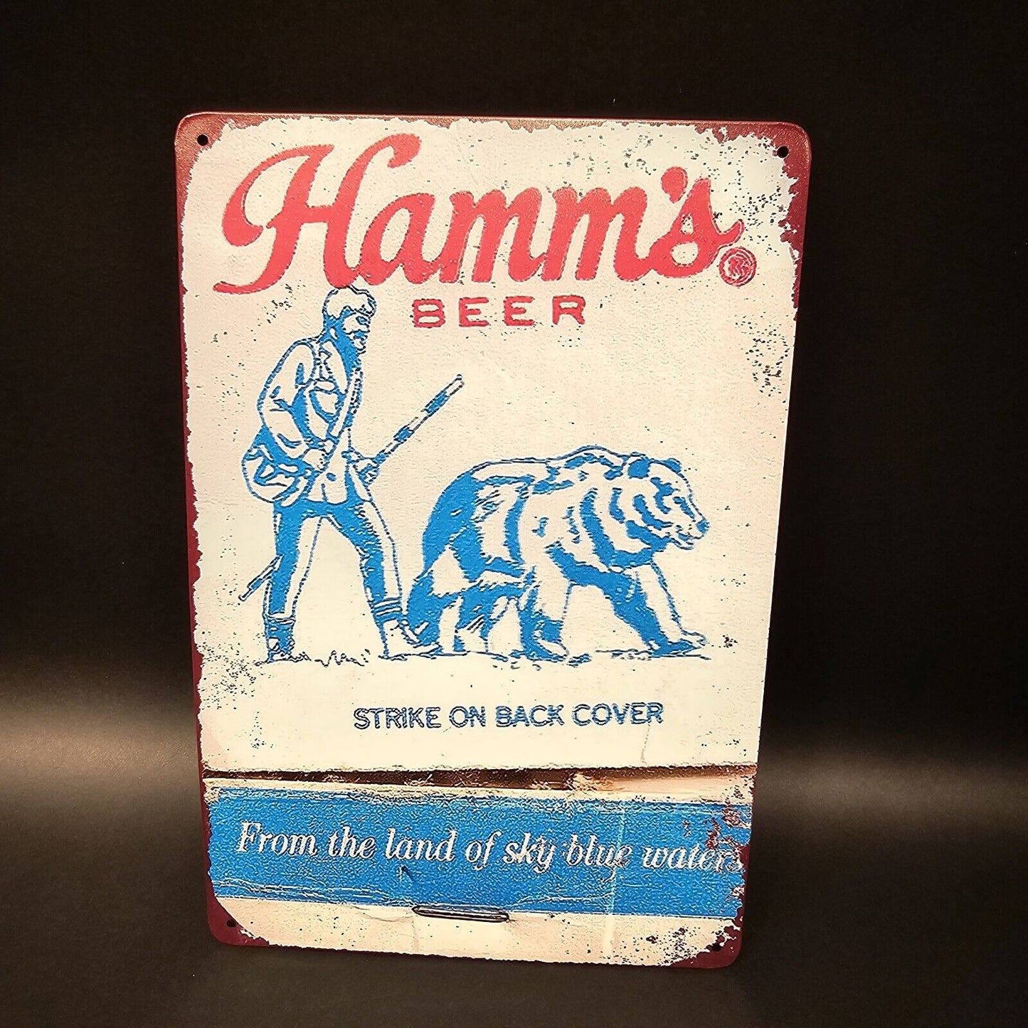 11 3/4" Vintage Style Metal Beer Sign