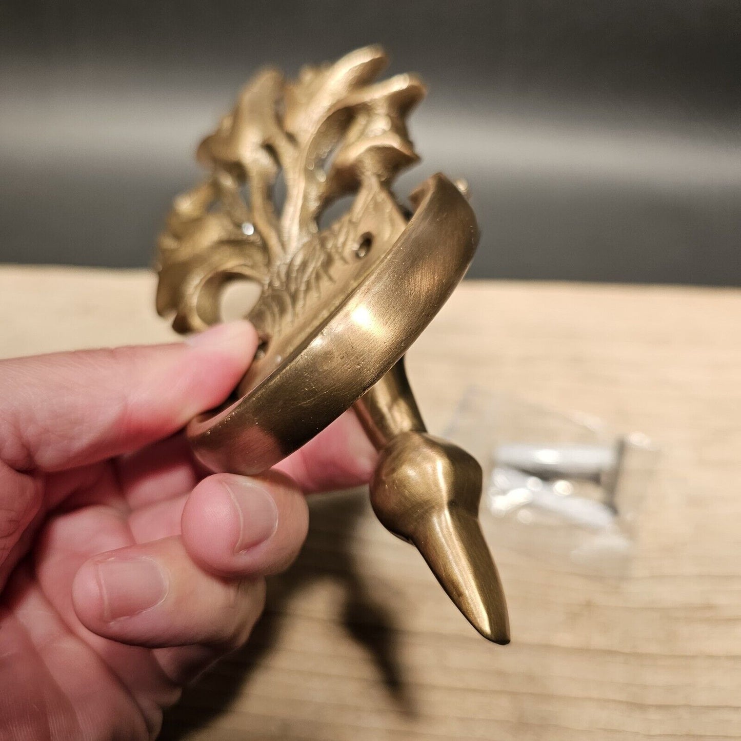 Antique Style Brass Floral Door knocker