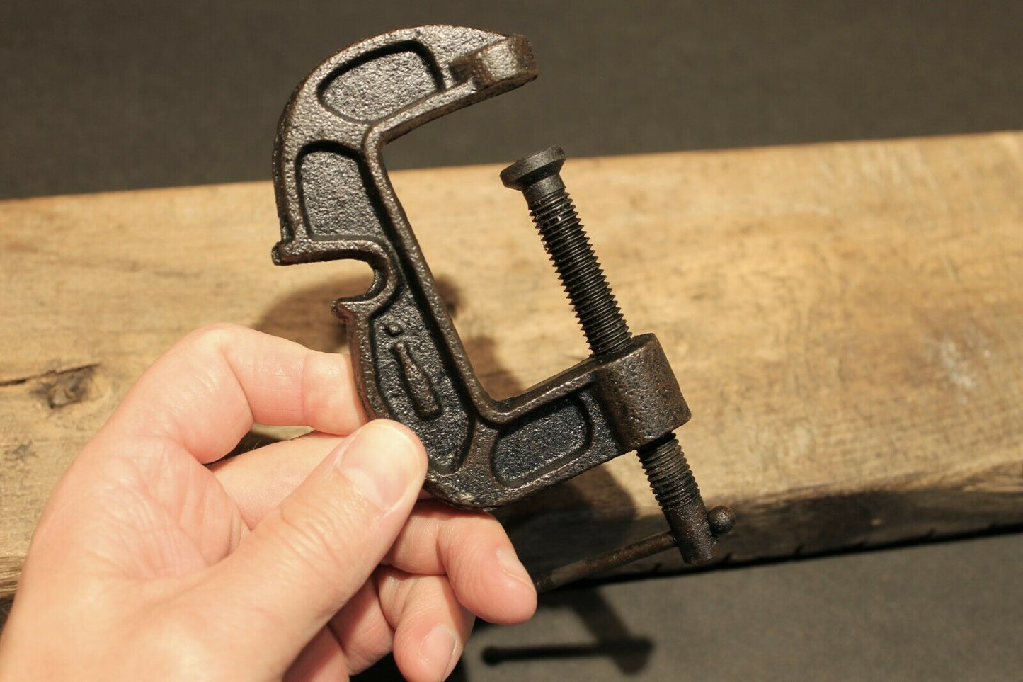 Antique Vintage Style Cast Iron Table Clamp Bottle Opener - Early Home Decor