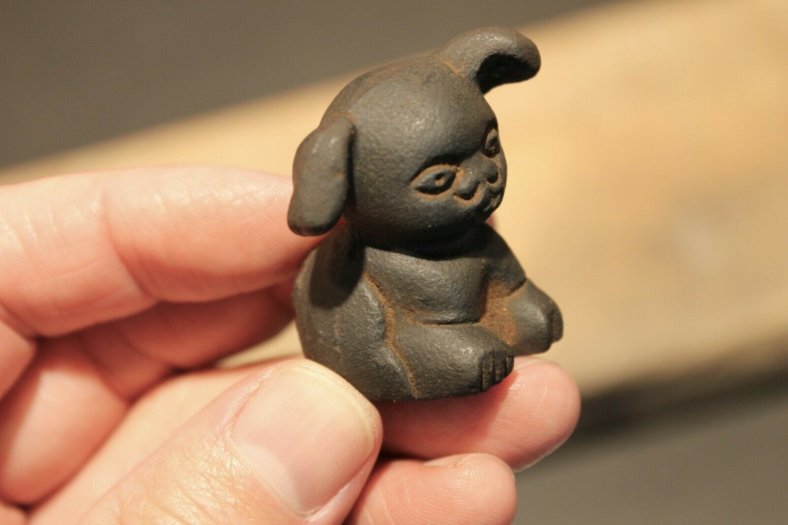 Vintage Antique Style Miniature Cast Iron "Griswold Pup" Dog - Early Home Decor