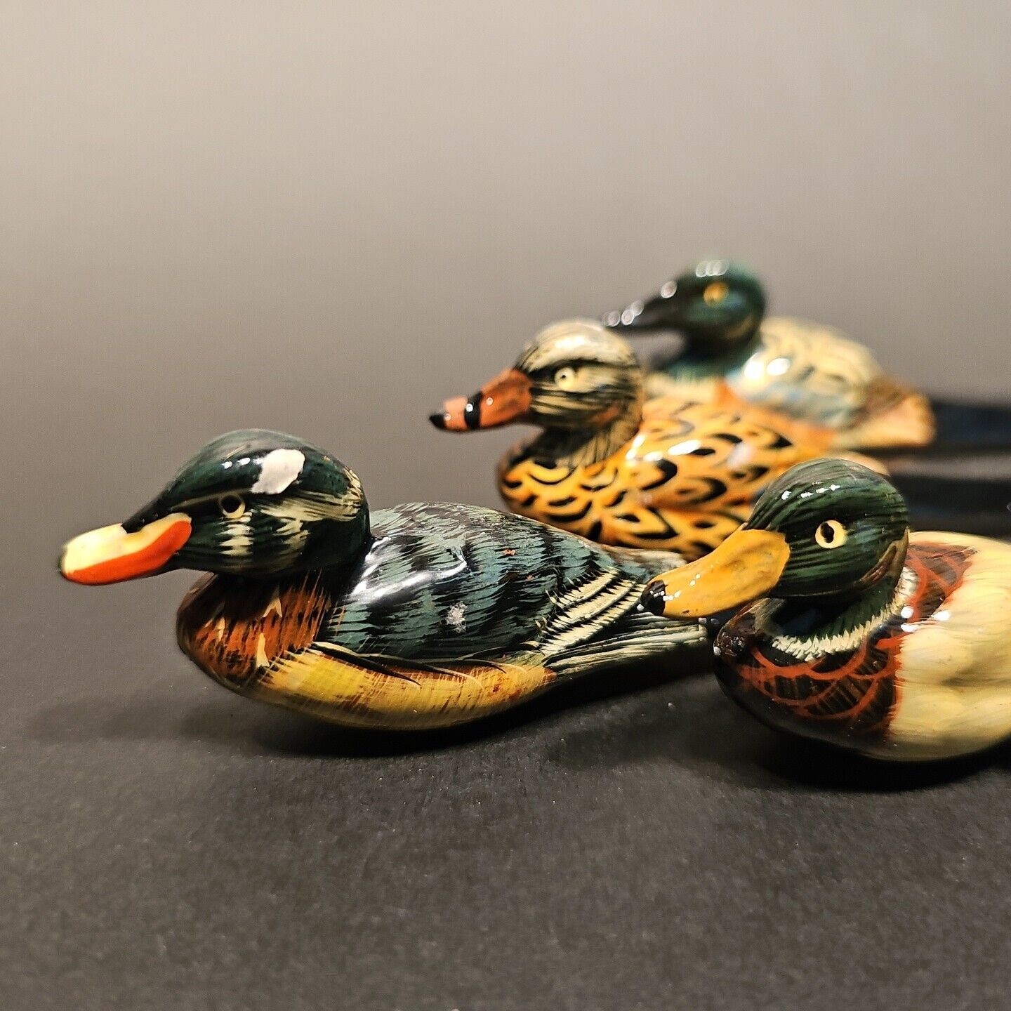 Lot of 5 Hand Painted Duck Decoy Letter Openers