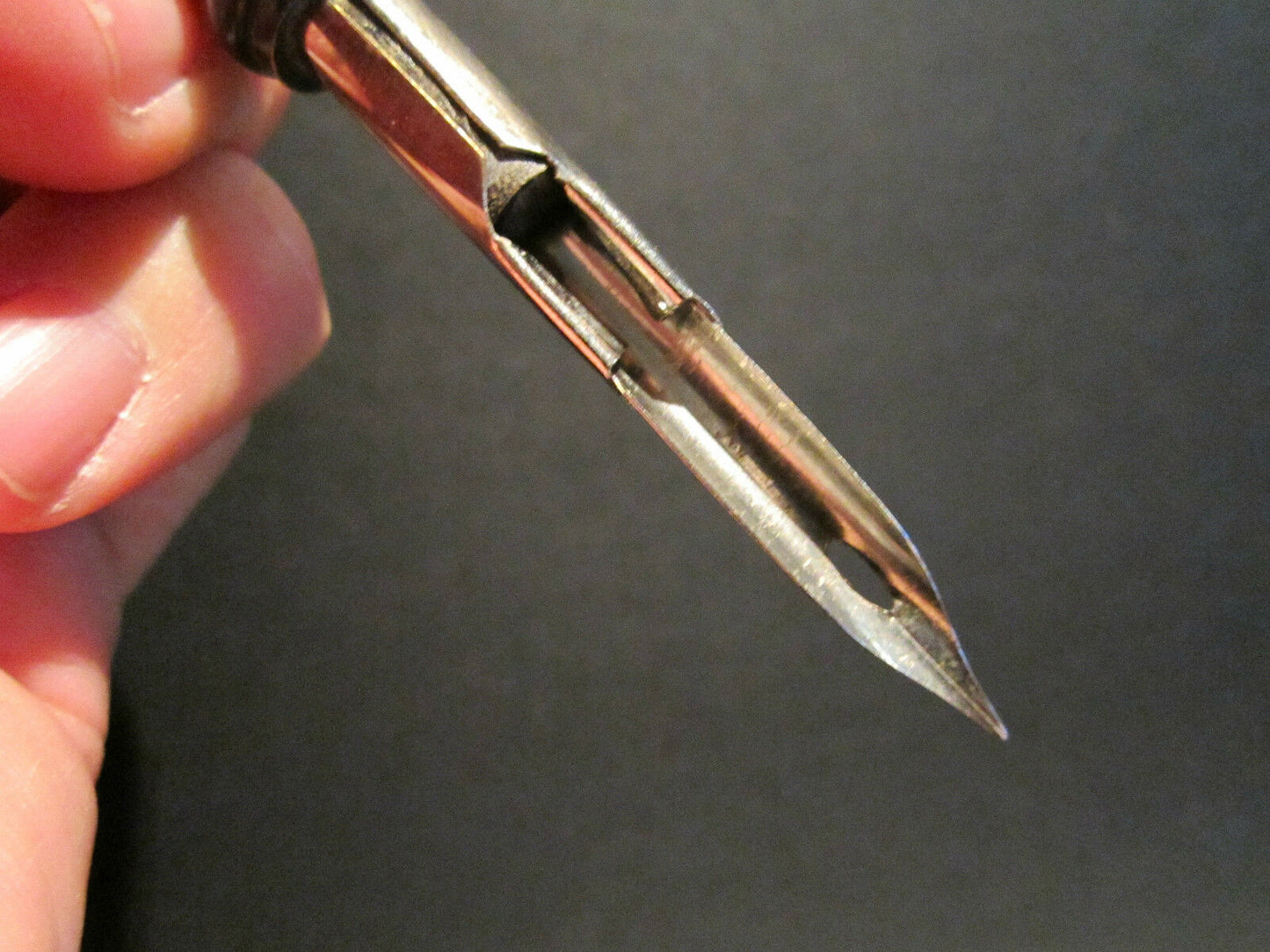 Vintage Antique Style Horn Turned Calligraphy Ink Dipping Pen - Early Home Decor