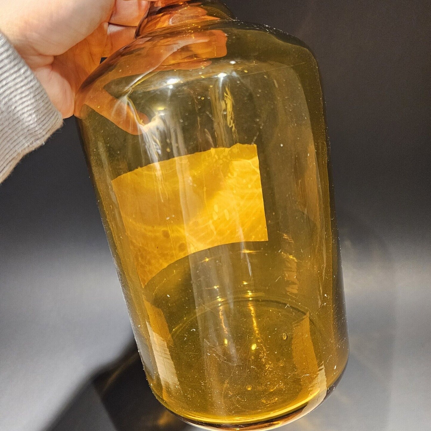 11 1/2"  Antique Vintage Style Glass Apothecary Drug Store Bottle