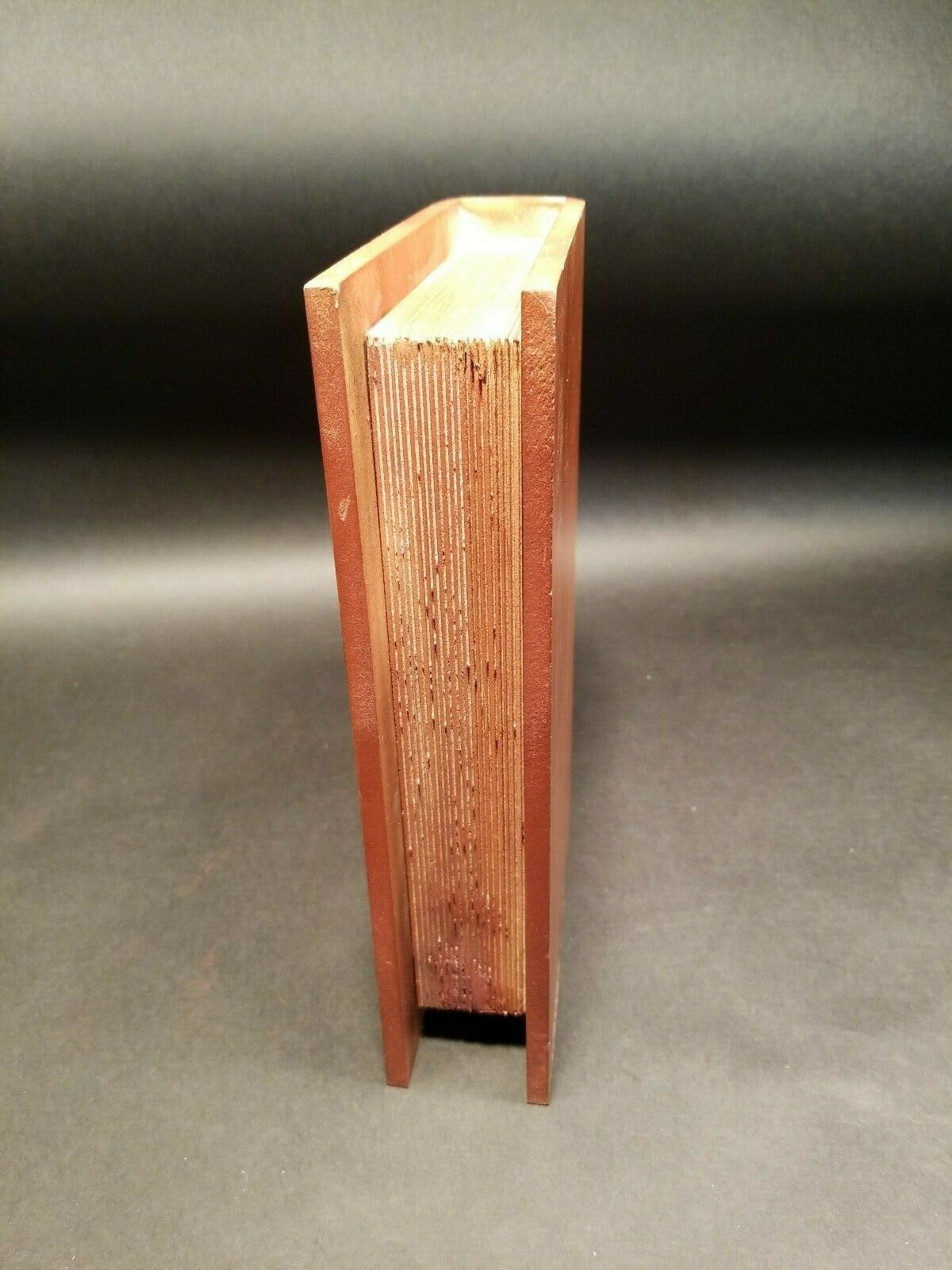Antique Vintage Style Wood Faux Book Secret Box - Early Home Decor