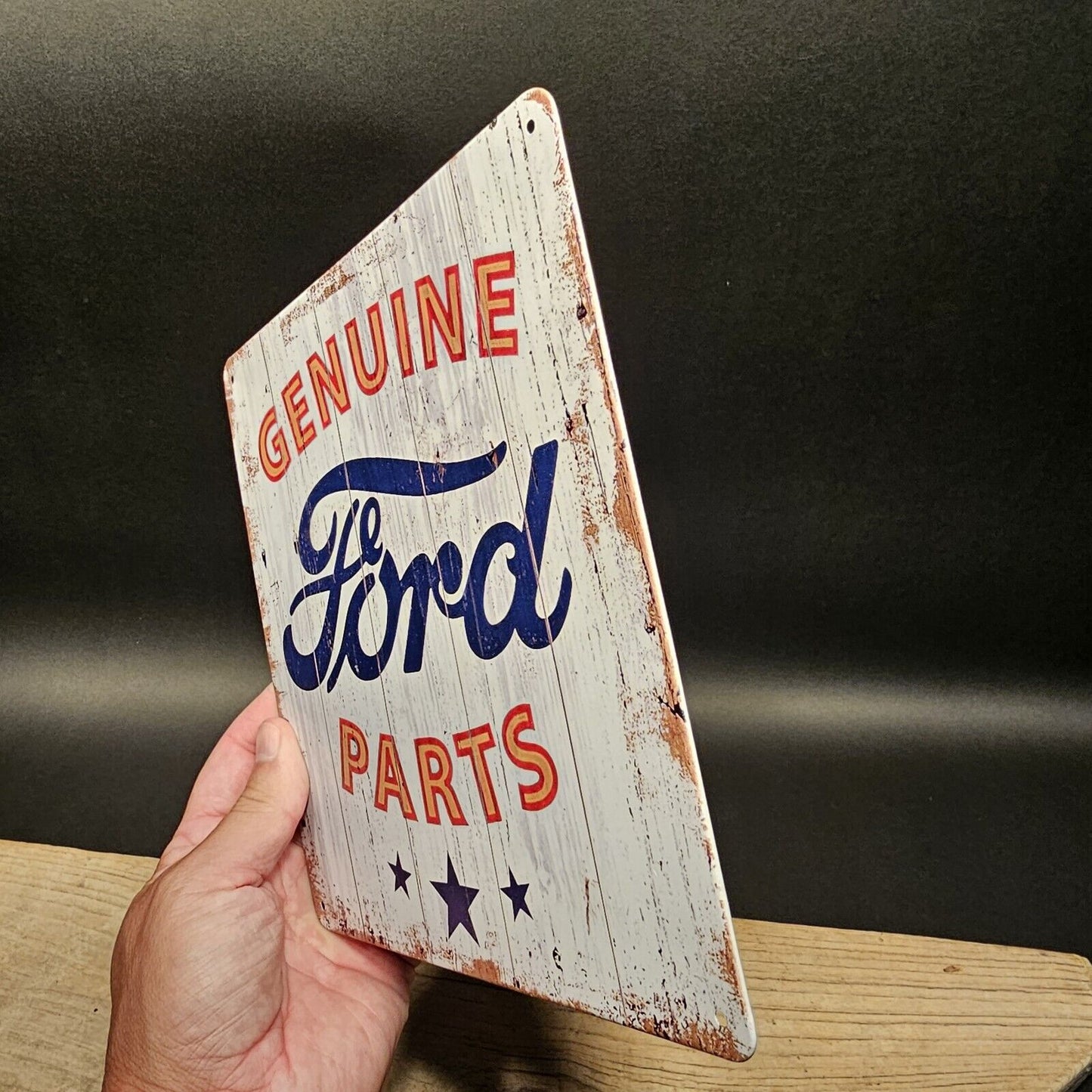 8" Vintage Style Metal Ford Sign Plaque