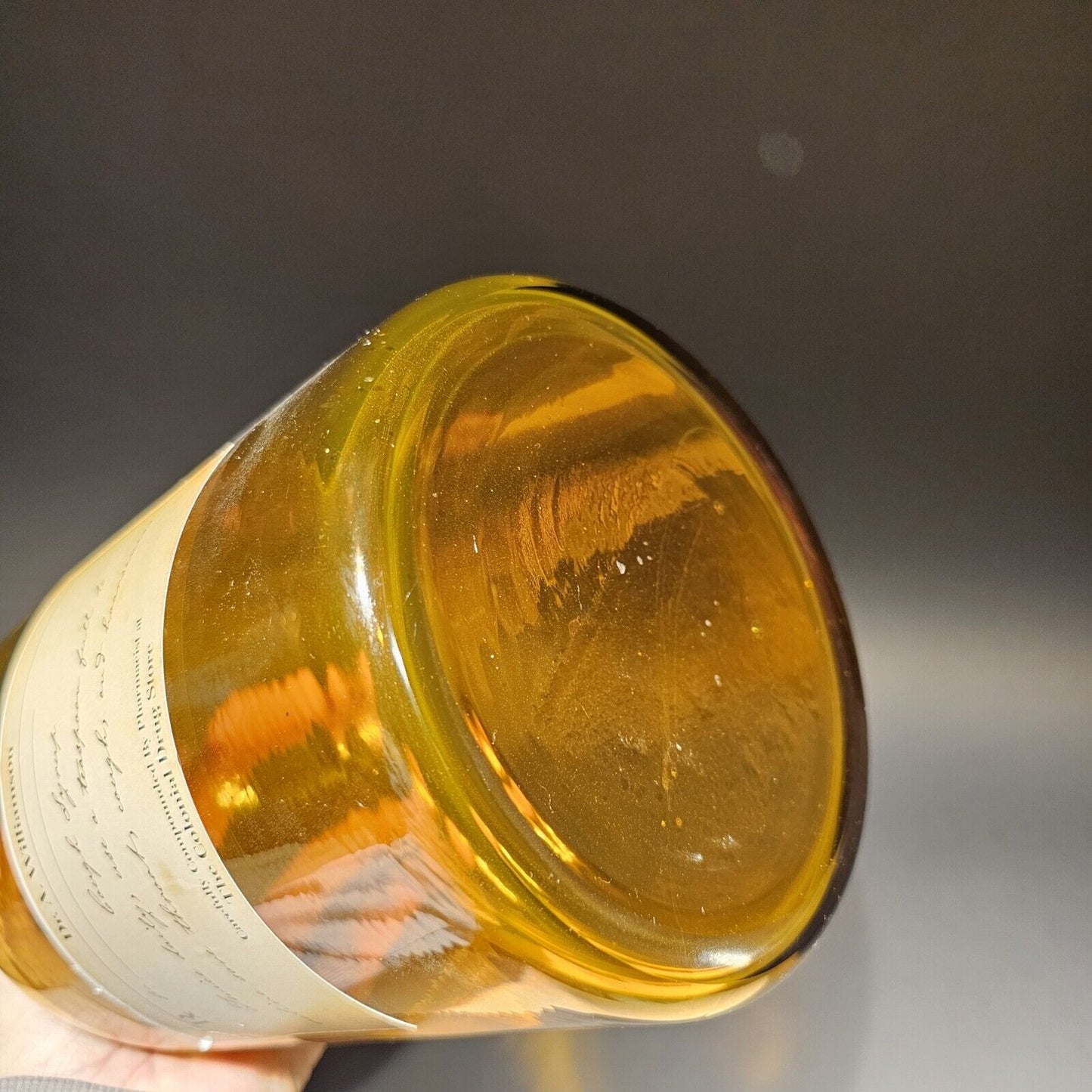 11 1/2"  Antique Vintage Style Glass Apothecary Drug Store Bottle
