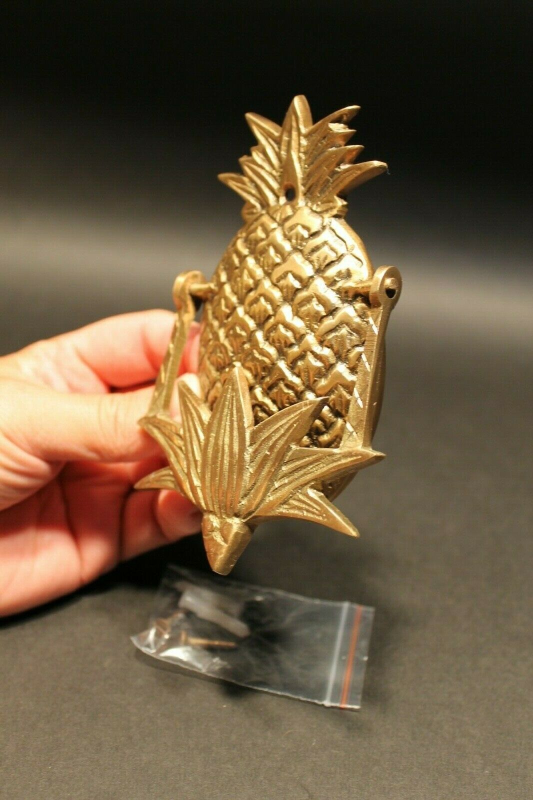 Antique Vintage Style Brass Pineapple Door knocker - Early Home Decor