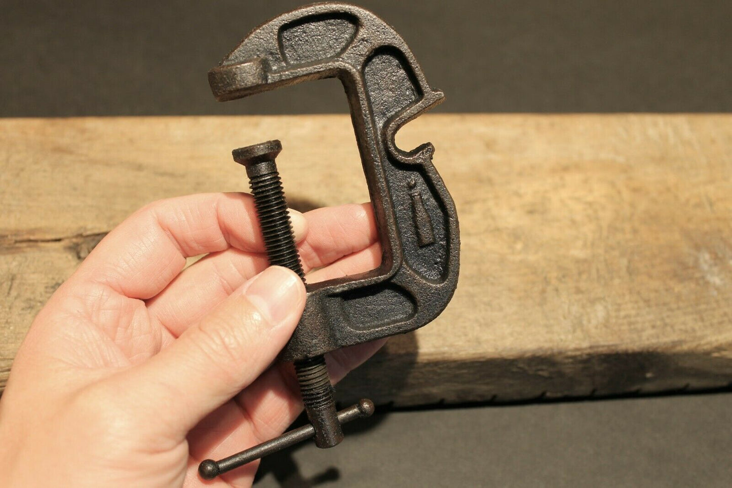 Antique Vintage Style Cast Iron Table Clamp Bottle Opener - Early Home Decor