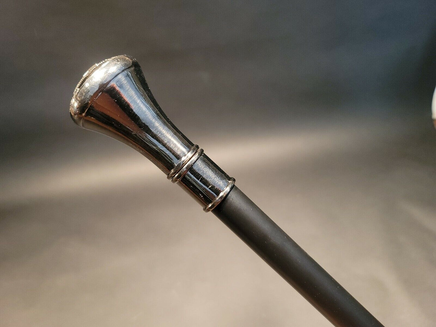 36" Vintage Antique Style Free Masons Metal Walking Stick Cane