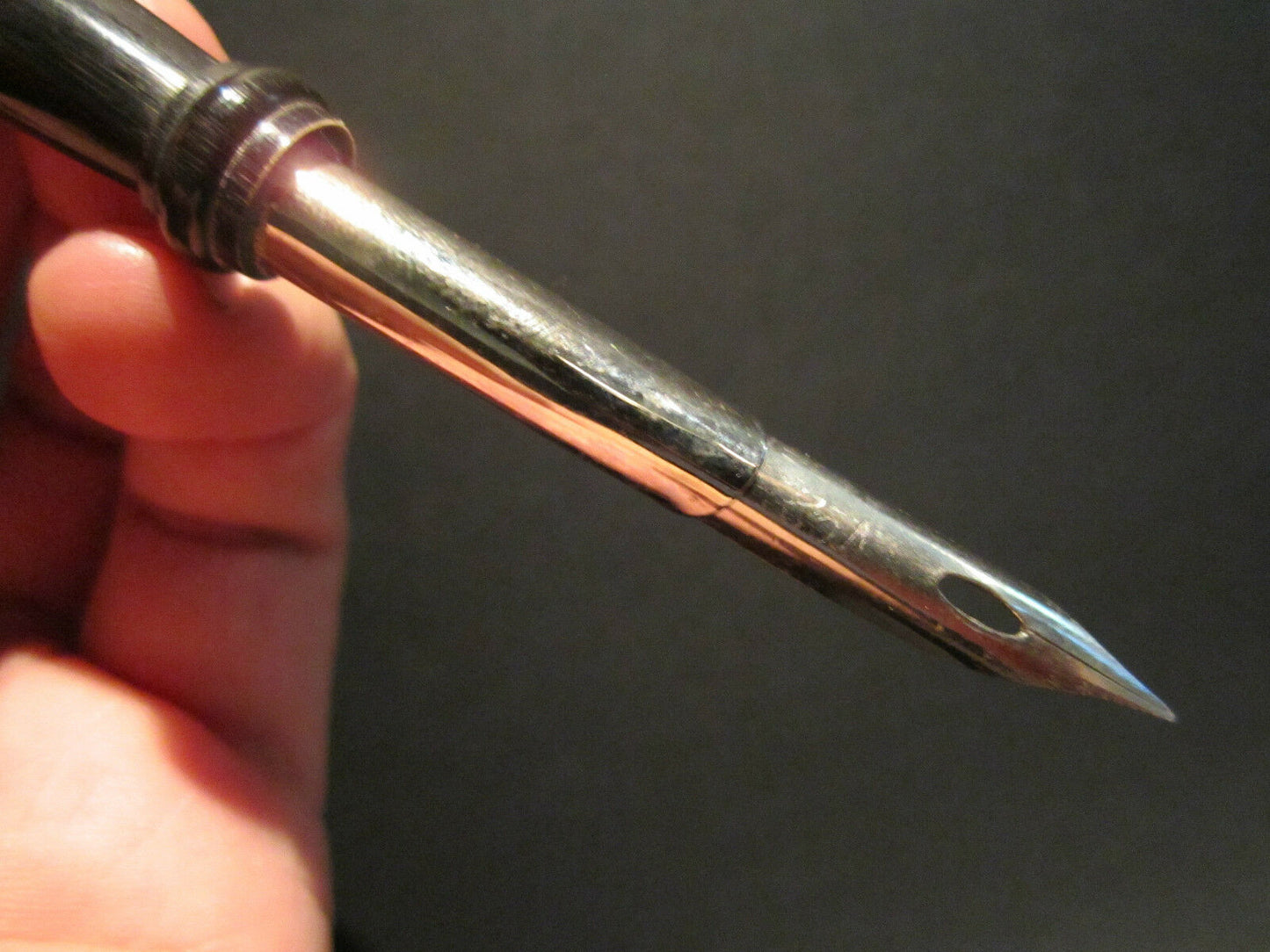 Vintage Antique Style Horn Turned Calligraphy Ink Dipping Pen - Early Home Decor