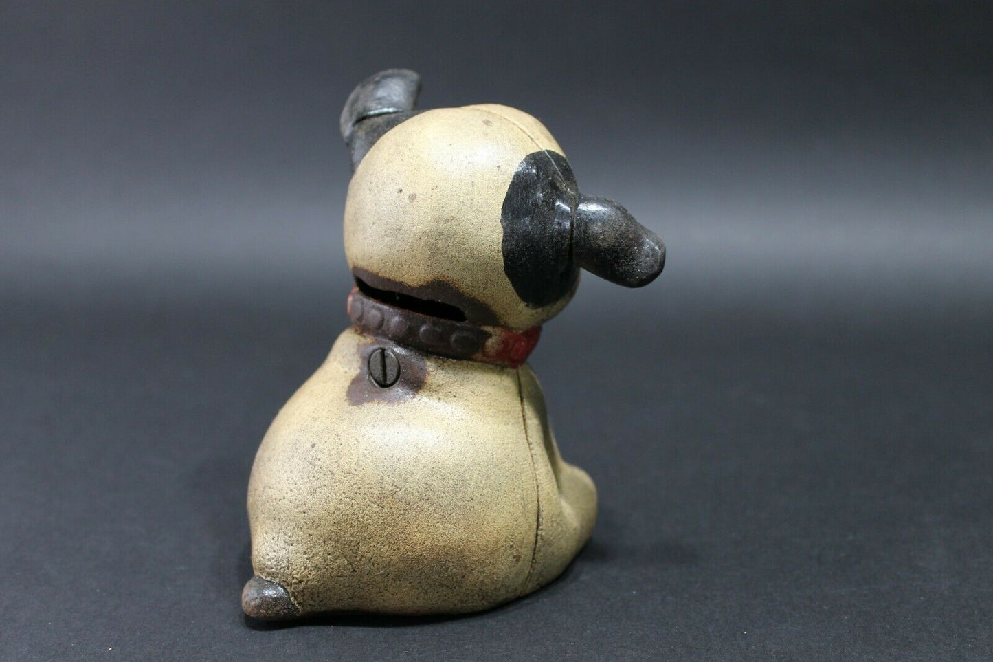 Antique Vintage Style Cast Iron Fido Dog Coin Bank - Early Home Decor