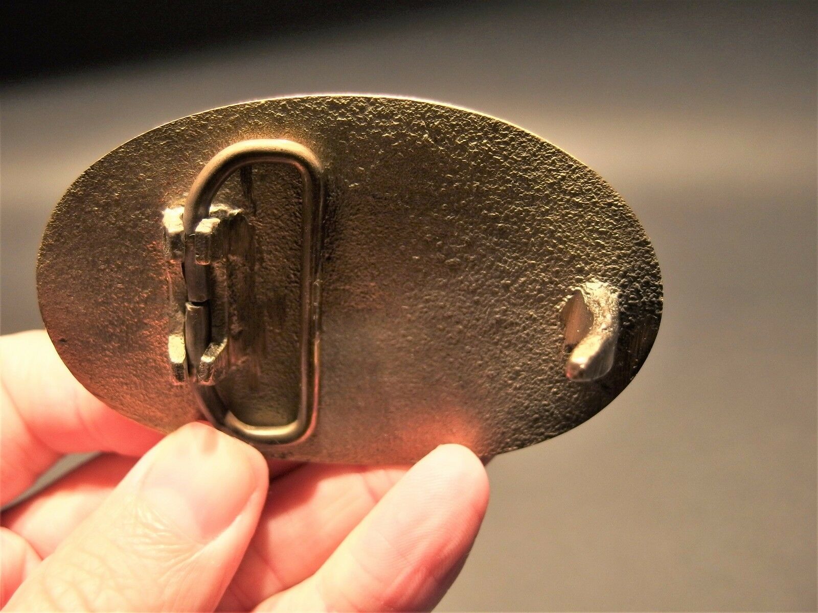 Antique Style Civil War Belt Buckle Plate Texas Star SOLID Brass - Early Home Decor