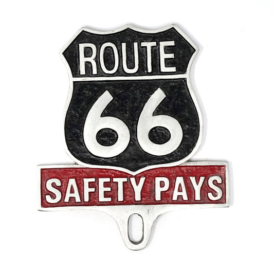 Route 66 License Plate FOB