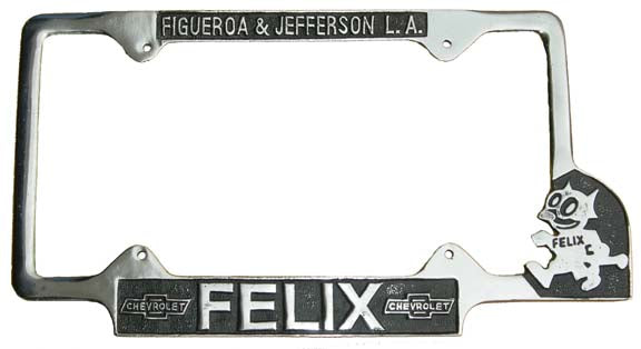 Felix License Plate Frames