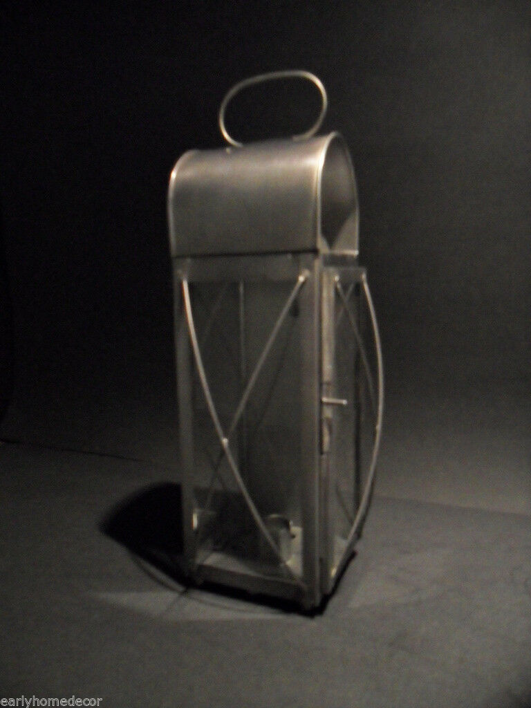 Antique Style Colonial Tin Outdoor Wall Lantern Lamp Candle Holder Sconce - Early Home Decor