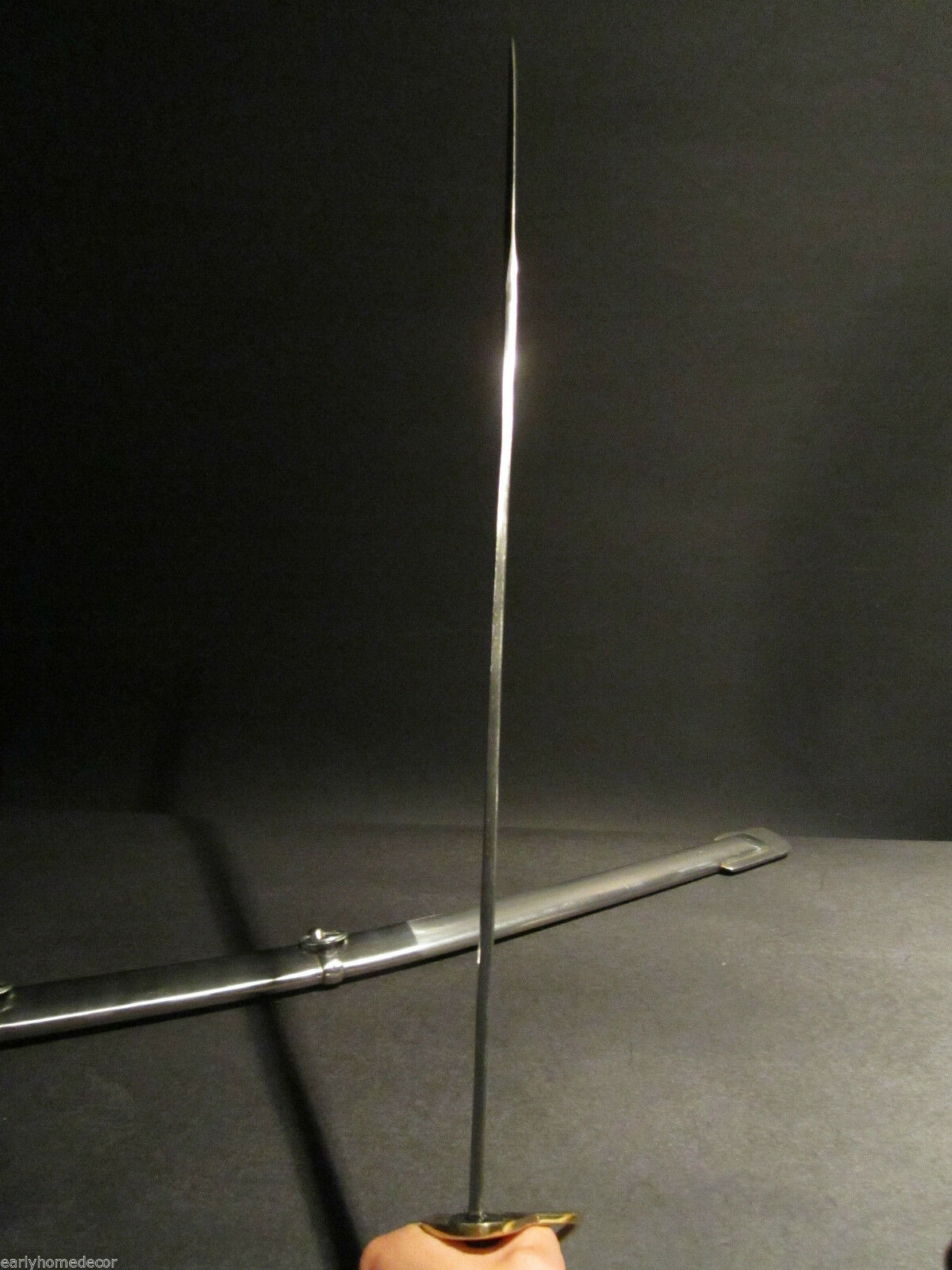26" Antique Style Small 1860 Light Cavalry Saber Carbon Steel Sword - Early Home Decor