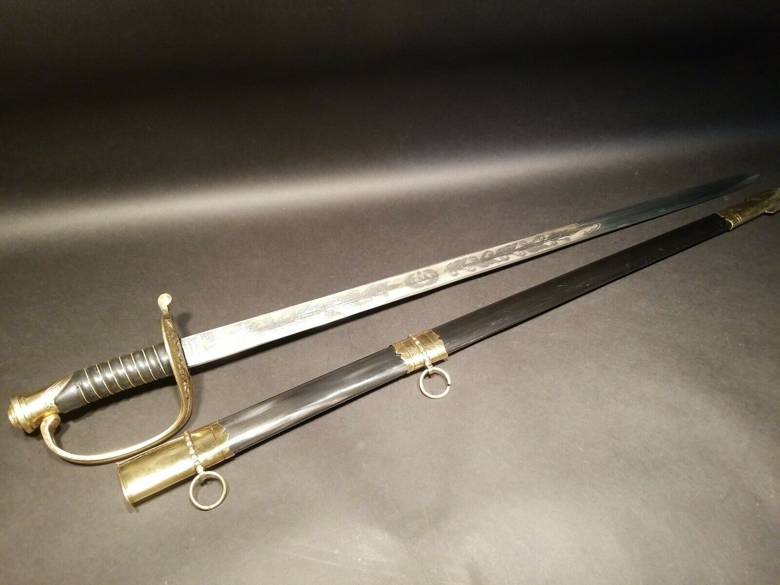 Antique Style Civil War Fayetteville Armory Confederate CS Sword - Early Home Decor